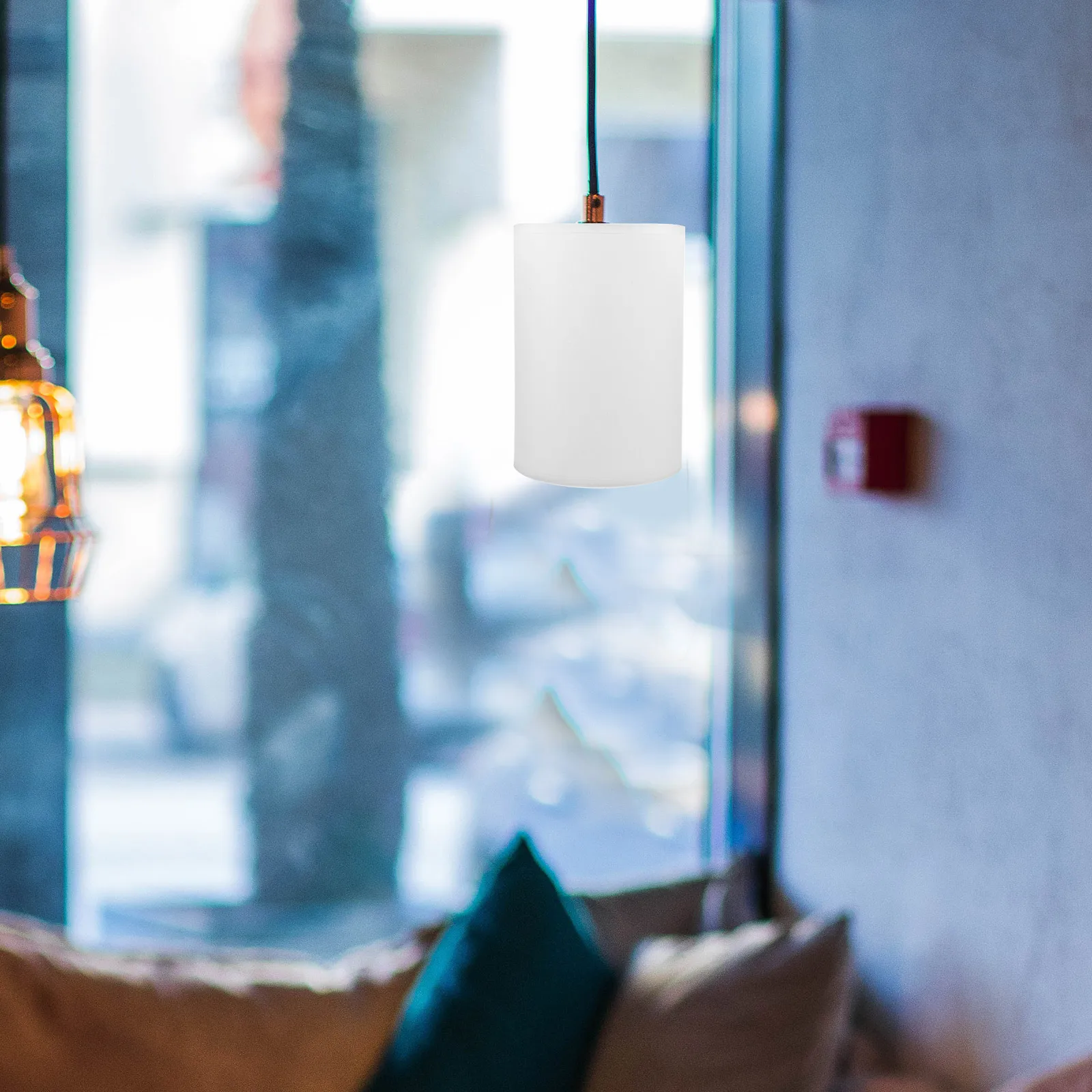 

Круглый декоративный абажур Tc Iron, простой дизайн для защиты глаз, спальня, гостиная, подвесной абажур для напольной настольной лампы