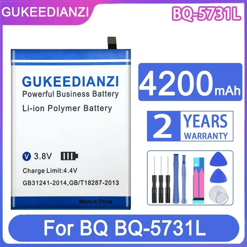 

Запасная аккумуляторная батарея GUKEEDIANZI 4200 мАч для BQ BQ5731L