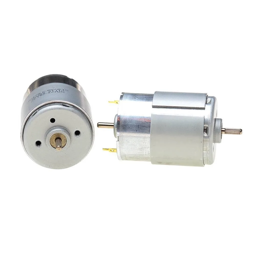 1PCS New Mini 385 Motor DC12V-24V Dual-axis 10500 RPM Precision DC Motor For Copiers and Printers
