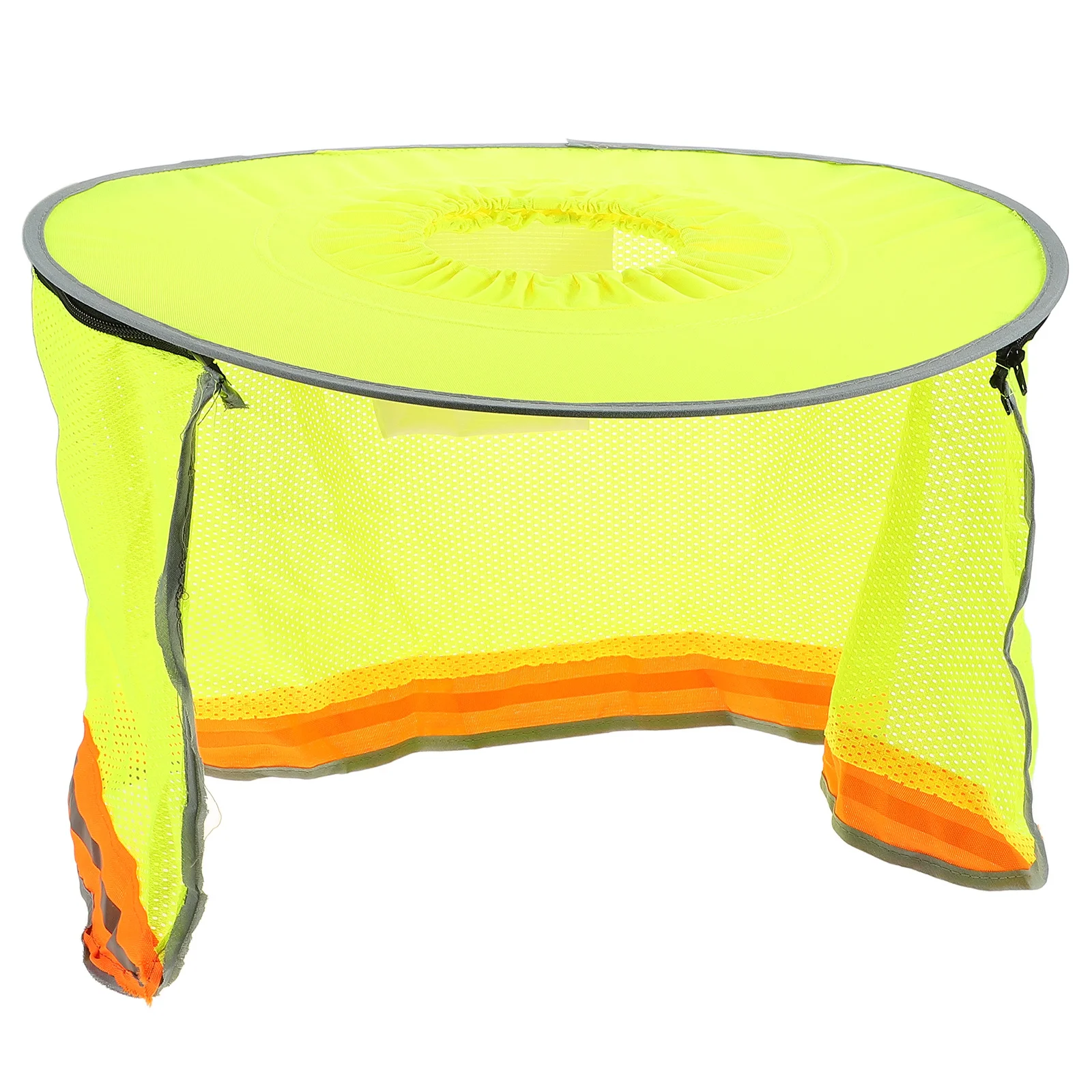 قبعة صلبة حافة الظل الشمس قناع البناء قبعة غطاء الأشعة فوق البنفسجية حماية قابل للتعديل شريط مرن غطاء الرقبة قناع السلامة