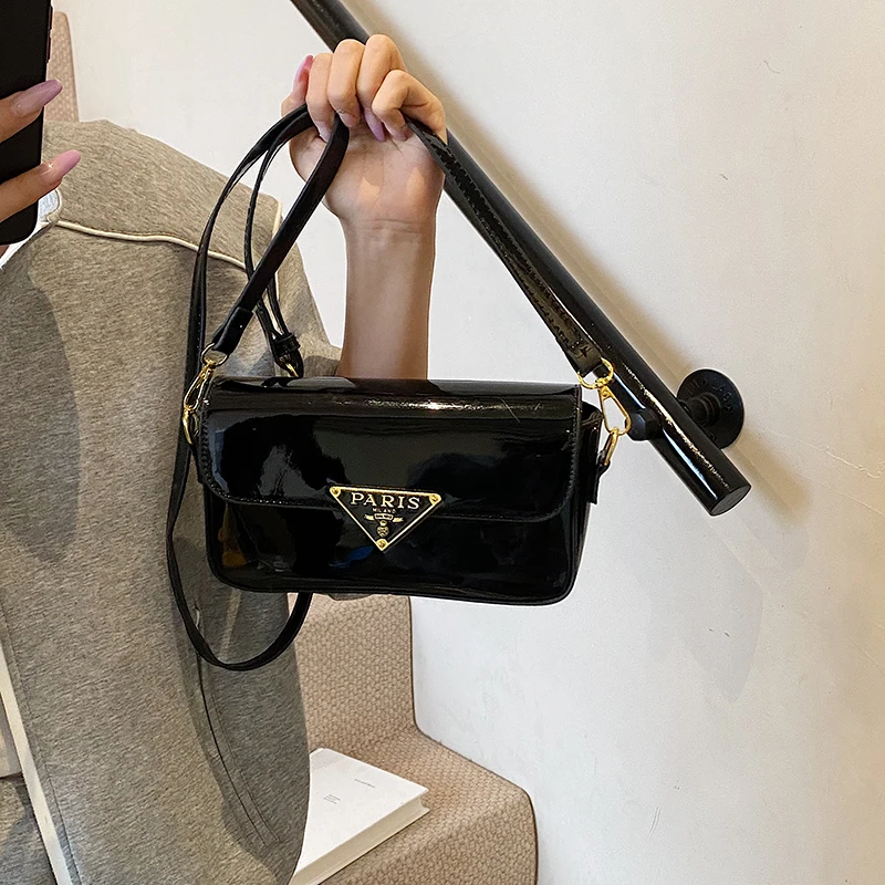 Элегантный минималистичный женский кошелек-мессенджер с однотонным винтажным стилем, просторная вместимость и стиль