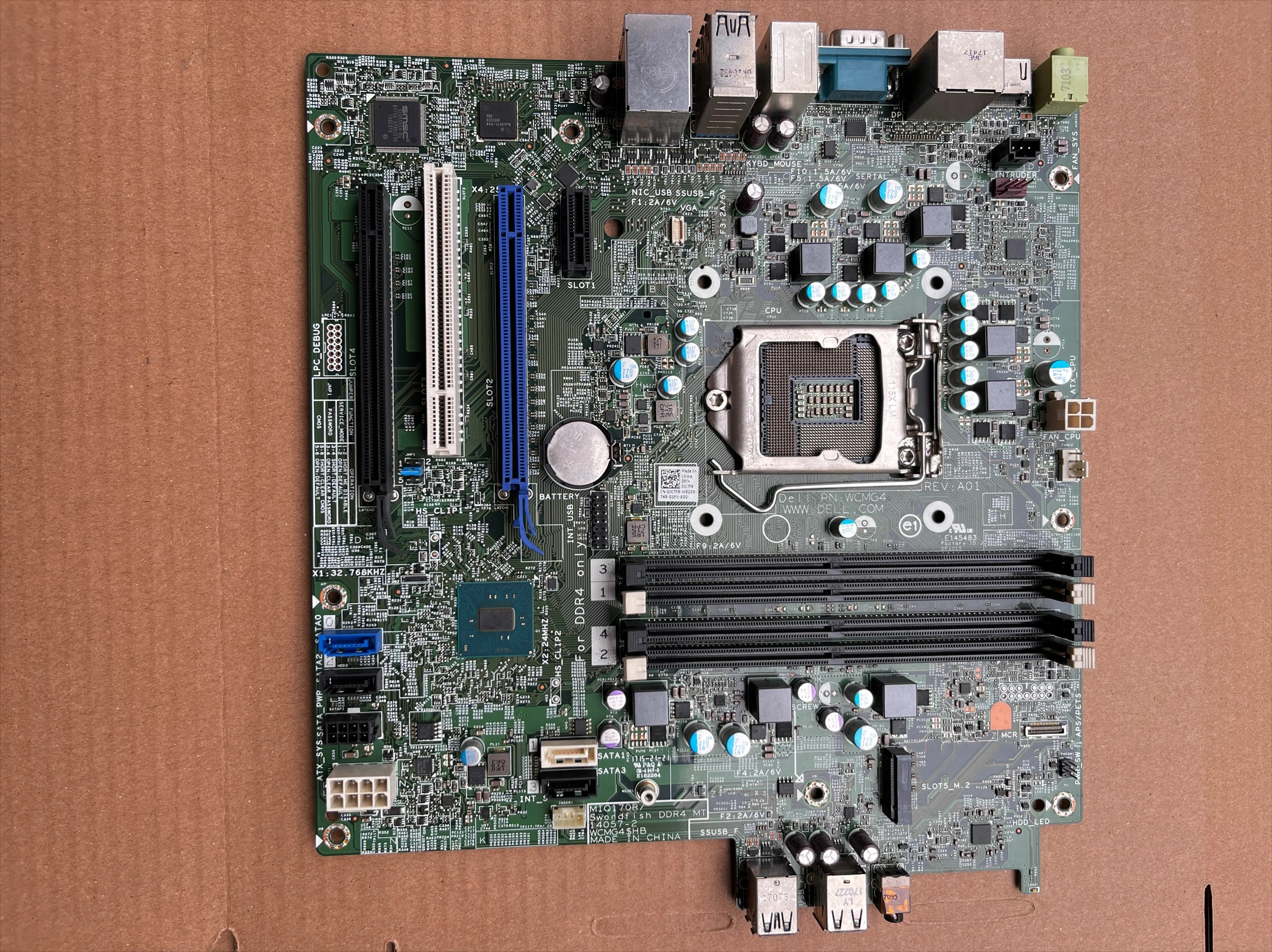 For DELL OptiPlex 7040 MT main board DDR4 FTVXT JCTF8 MIQ170R    (store code: 0805)