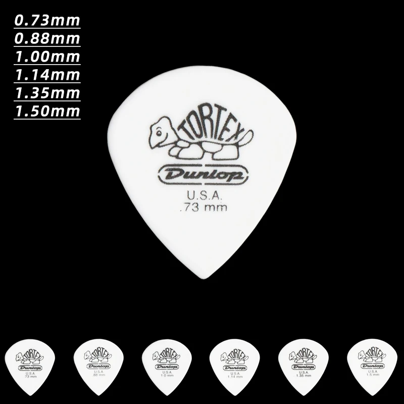 Dunlop    Pick. 478R JAZZ 3 Frosted quick-play acoustic/electric guitar picks. Thickness: 0.73/0.88/1.00/1.14/1.35/1.50mm.