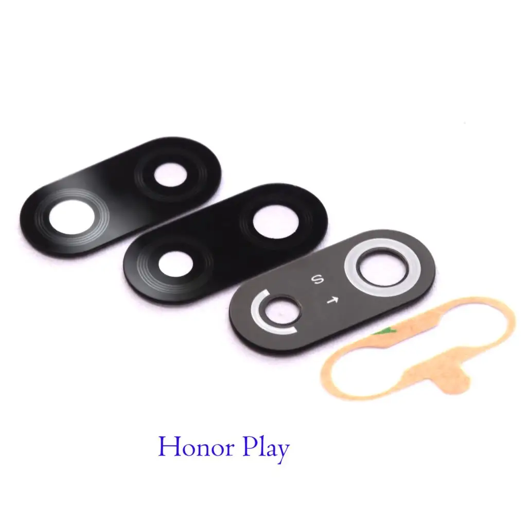 1-5pcs Rear Back Camera Glass Lens Replacement for Huawei Honor Play Repair Parts With Glue