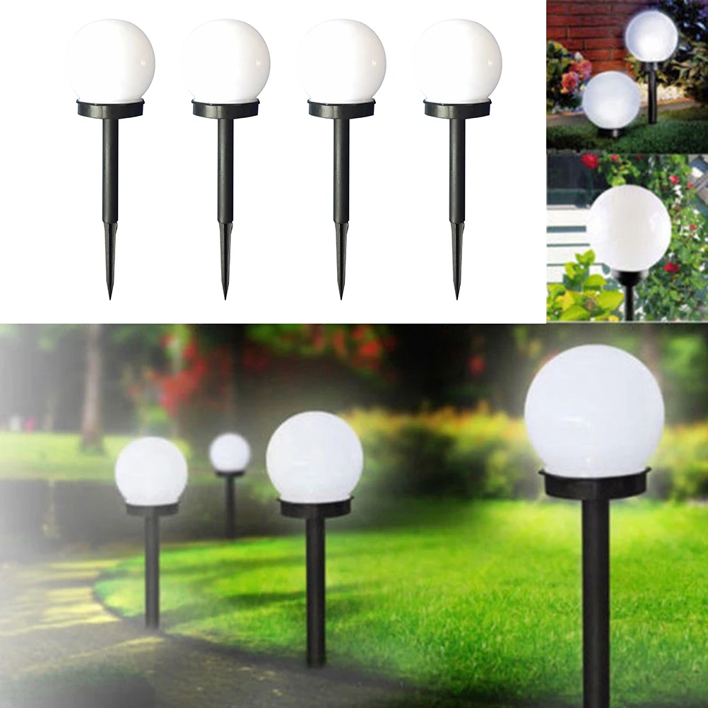 4PCS Solar Lichter Wetterfeste LED Garten Pathway Garten Led Licht Beleuchtung L scape Yard Einfahrt Outdoor Powered