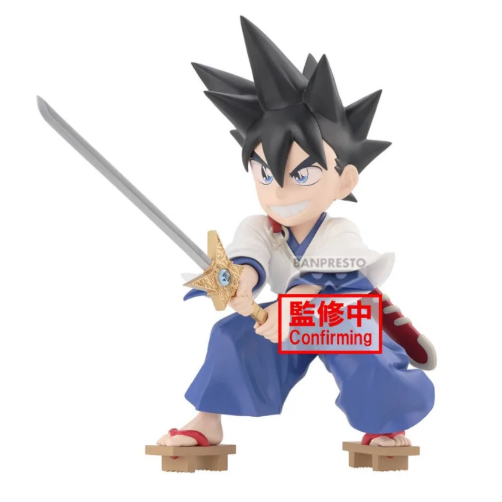 Original Genuine Bandai Banpresto Shin Samurai-den Yaiba Mine Sayaka Kurogane Yaiba Action Figure Anime Model Collectible Toys