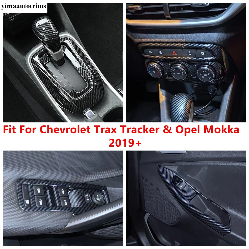 

Window Lift / Gear Shift / Central AC Air Conditioning Cover Trim Accessory For Chevrolet Trax Tracker & Opel Mokka 2019 - 2022