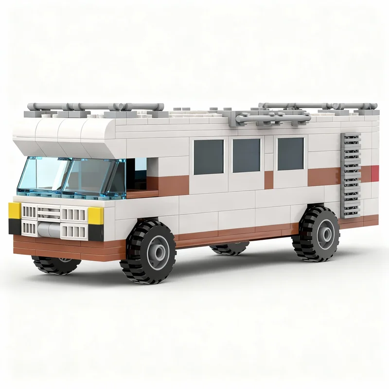

312pcs MOC RV There Yet City Champions Model Building Blocks Construction Toy Christmas Gifts DIY Creative Idea Education Brick
