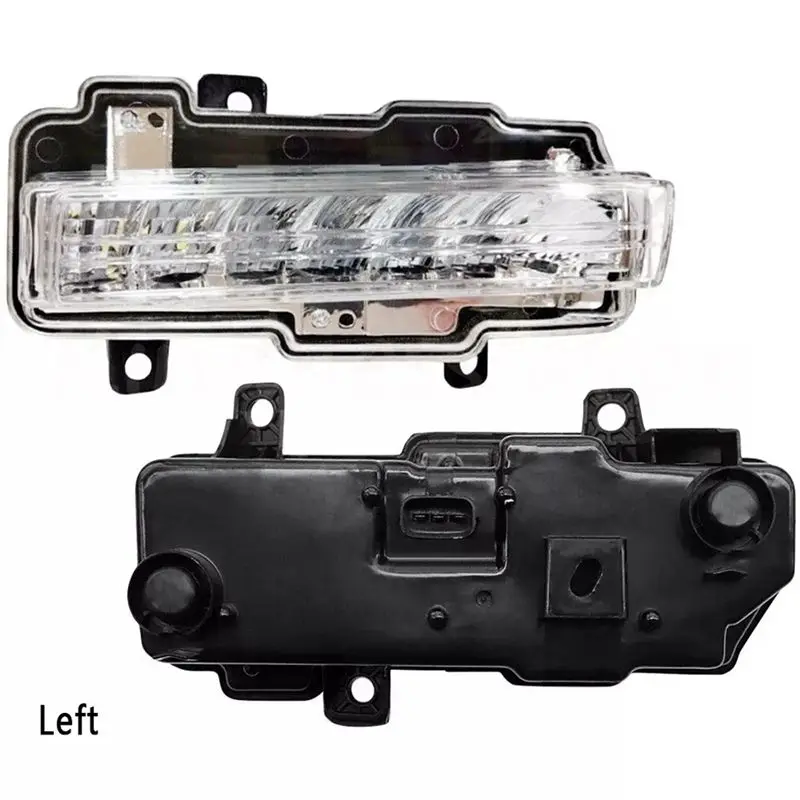 Stable-LED DRL Light For Mitsubishi Pajero Montero IV 2015-2020 Daytime Running Light White Fog Light Headlight view 2