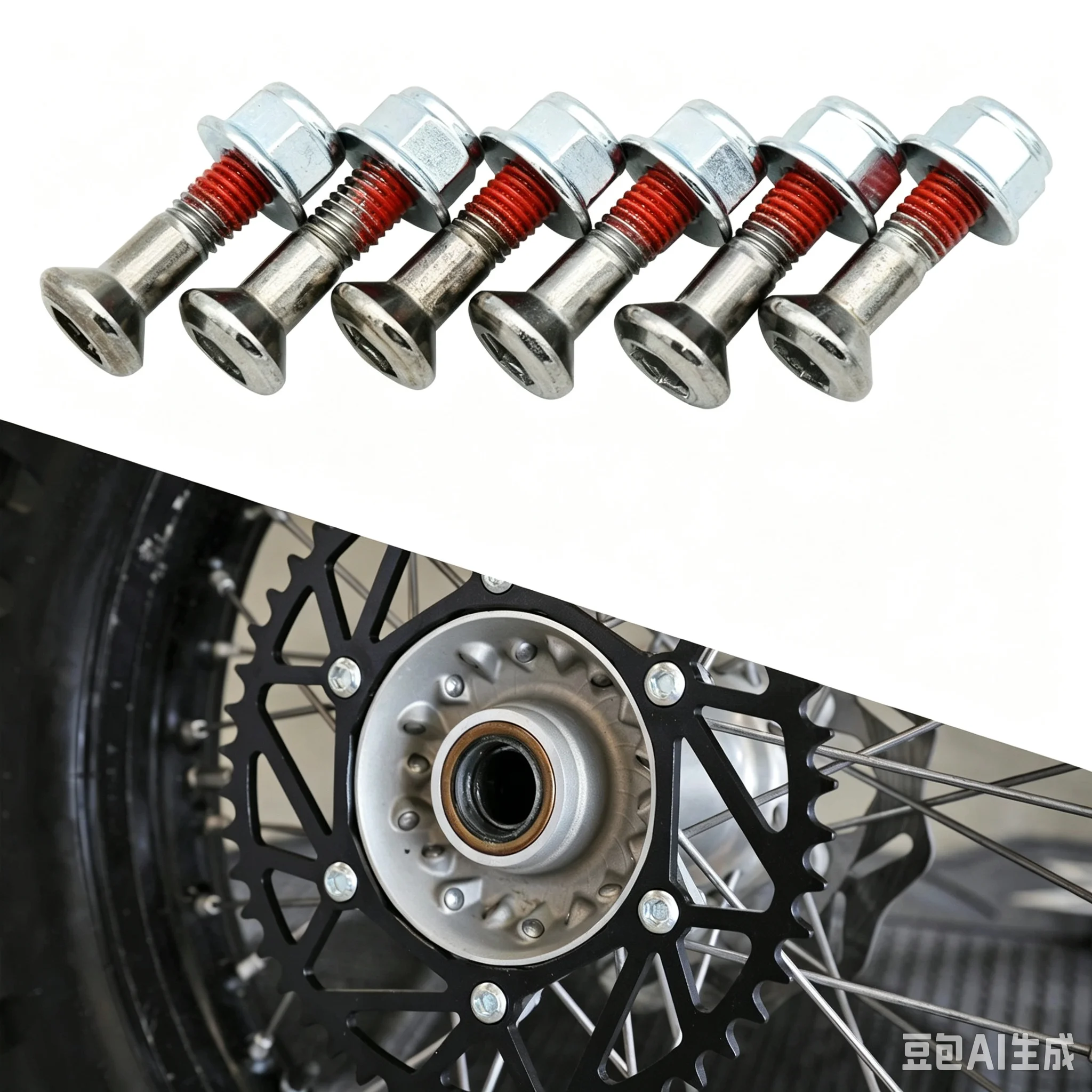 Motorcycle M8 Sprocket Bolts Screws Nuts Washers for Husqvarna  Honda Kawasaki Suzuki Yamaha TE SX XC KX KLX  YZ YZF RM CRF