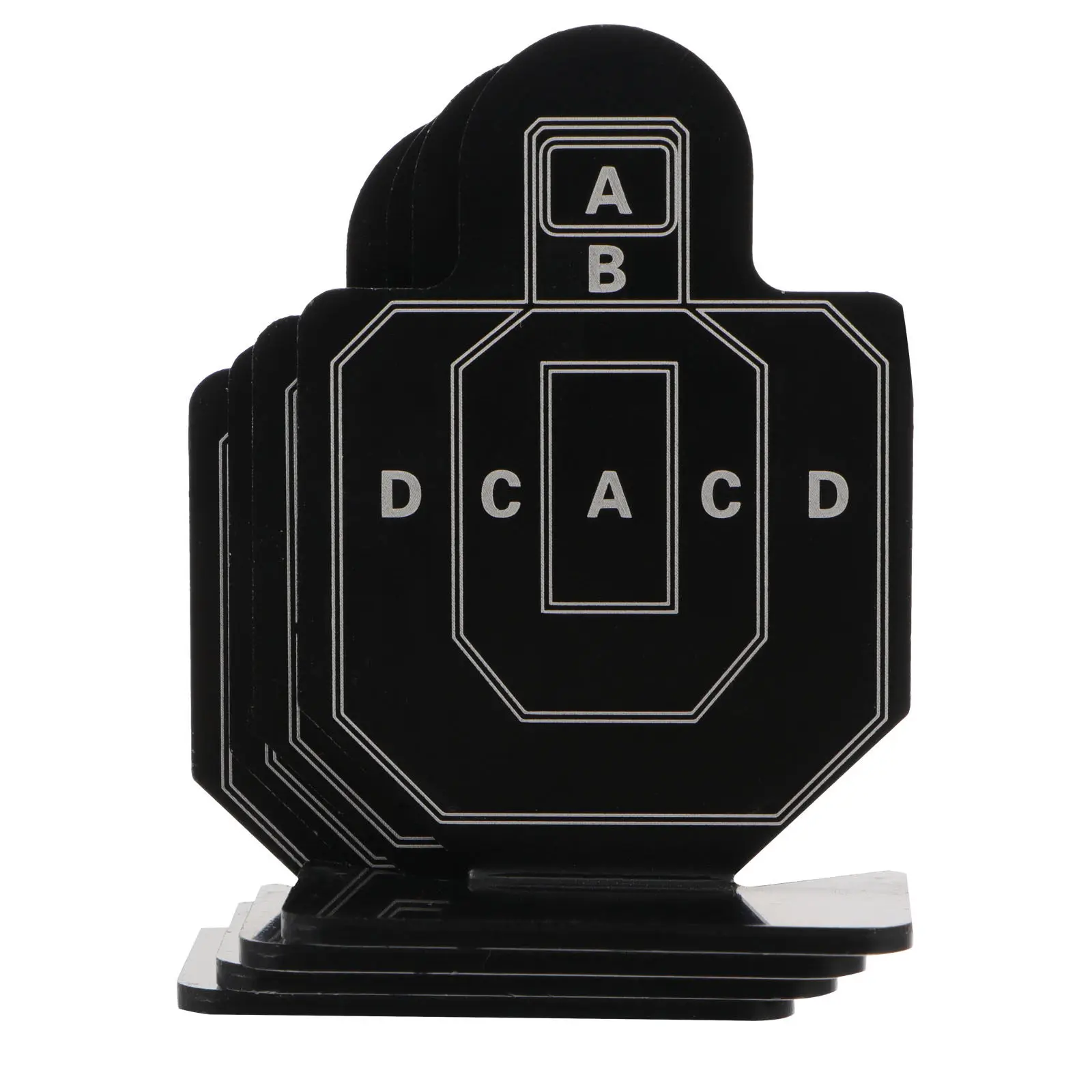 

4 шт. тренировочные мишени для стрельбы из алюминиевого сплава с противоскользящим основанием, для занятий спортом на открытом воздухе, для улучшения навыков игры