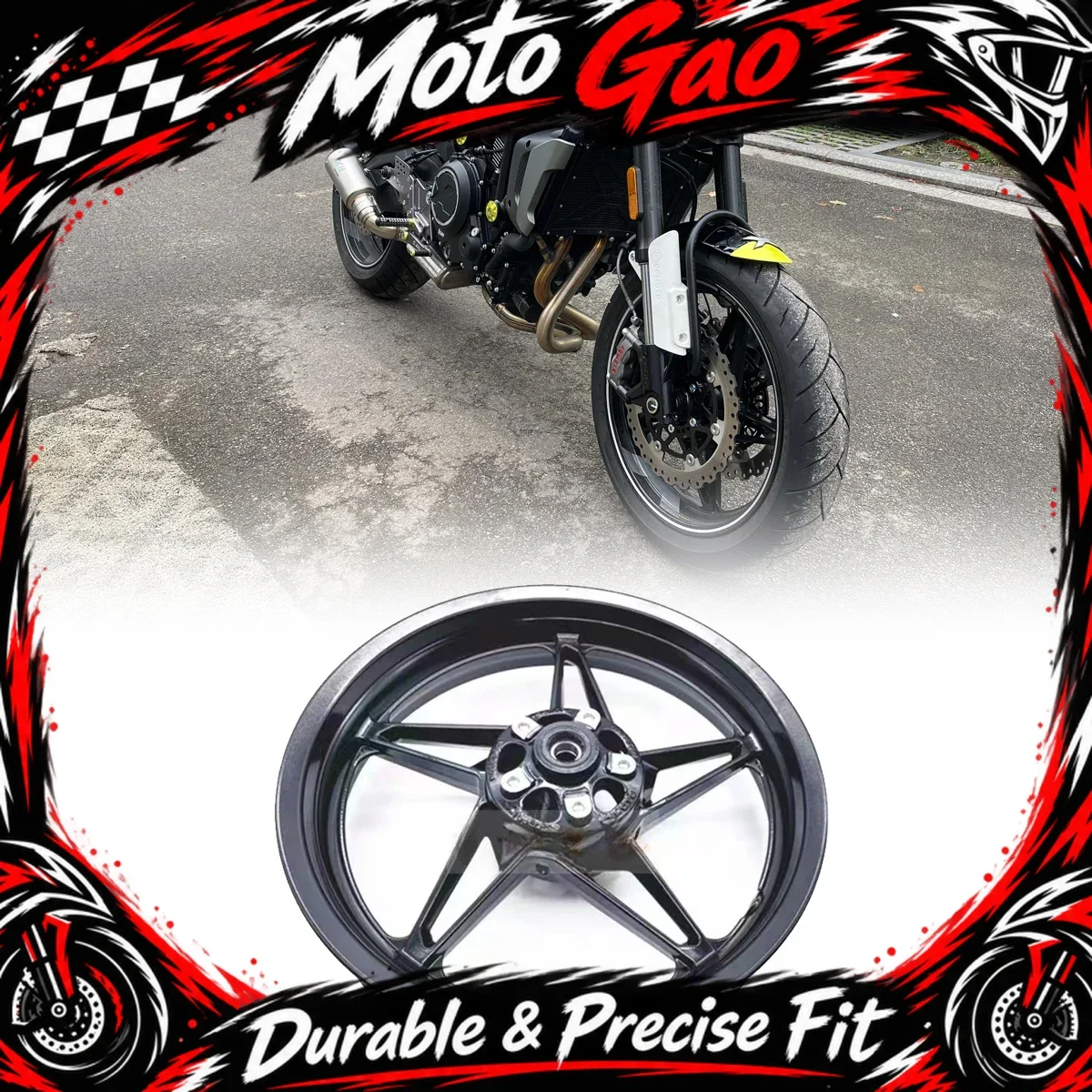 【Precise Fit】Fit For CFMOTO 700CLX 700 CL-X700 CLX CLX700 sport ADV  front rear wheel hub front rear aluminum wheel steel rings