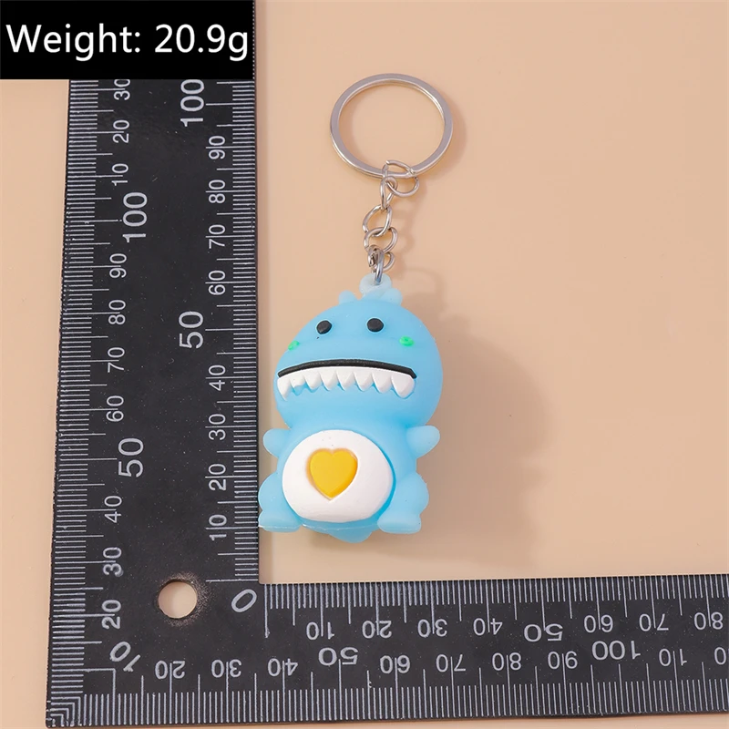 Niedlichen Tier Schlüsselanhänger Cartoon Harz Ente Charms Schlüsselanhänger Frauen Männer Auto Schlüssel Handtasche Anhänger Schlüssel Ketten DIY Schmuck Zubehör – Detail 5