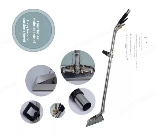 Low Profile S-Bend Carpet Cleaning Wand 4 Hole Water Spray, Steam Grinder for Carpet Extractor and Cleaner