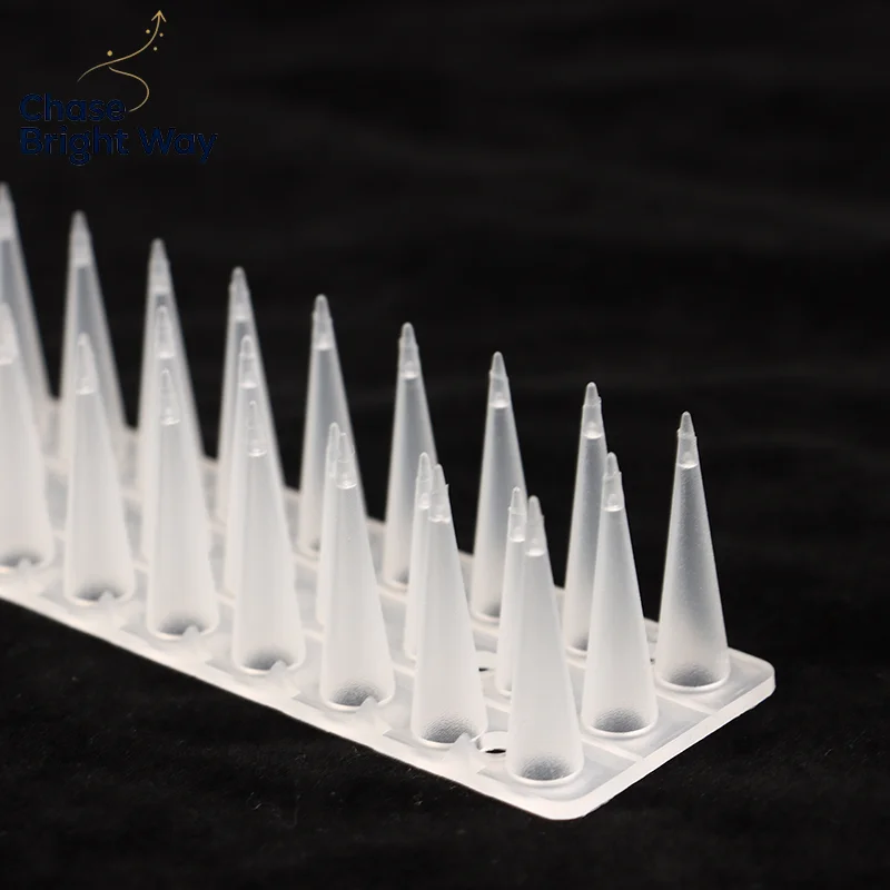 2pcs DIY Accessories Repeller Cat Plastic Bird Repellent Anti Pigeon Anti-bird Squirrel Garden Fences Control Transparent Spikes