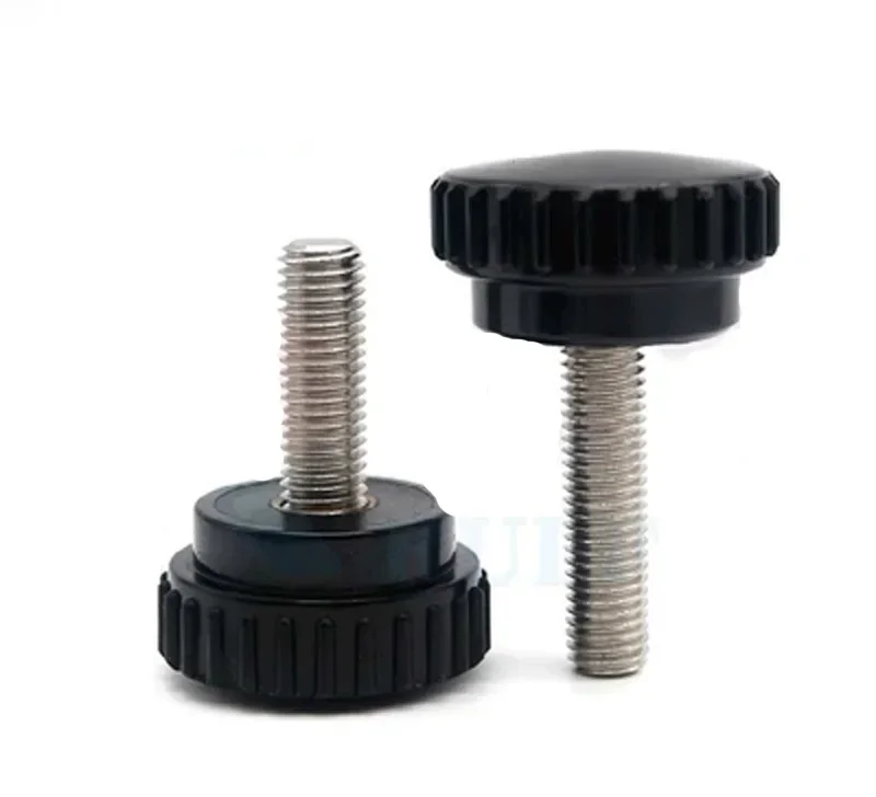 RTUCSAZ 1 قطعة M12 مقبض خط مستقيم الباكليت مقبض صغير تدوير جولة البلاستيك رئيس قبضة هيلت اليد مسمار مزلاج 55 مللي متر-100 مللي متر L #3