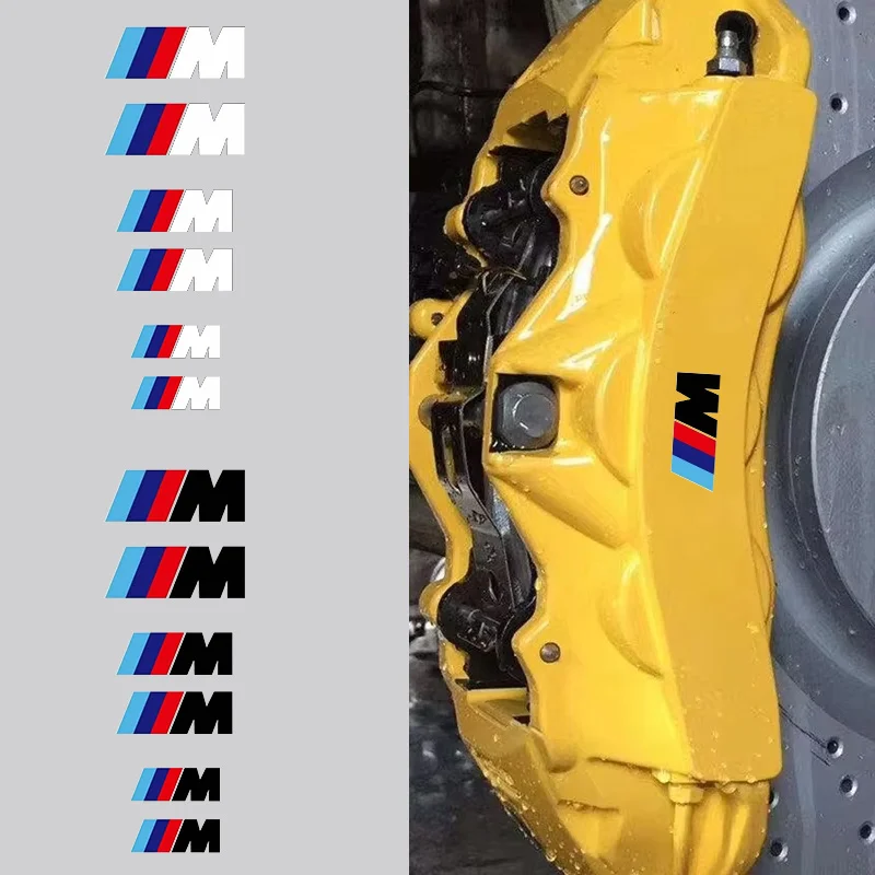 Pegatina Personalizada de Moda para Modificación de Caliper de Freno, Emblema BMW M, para E46, E36, E34, F10, E90, F30, E60, F30, E30, E92, E87