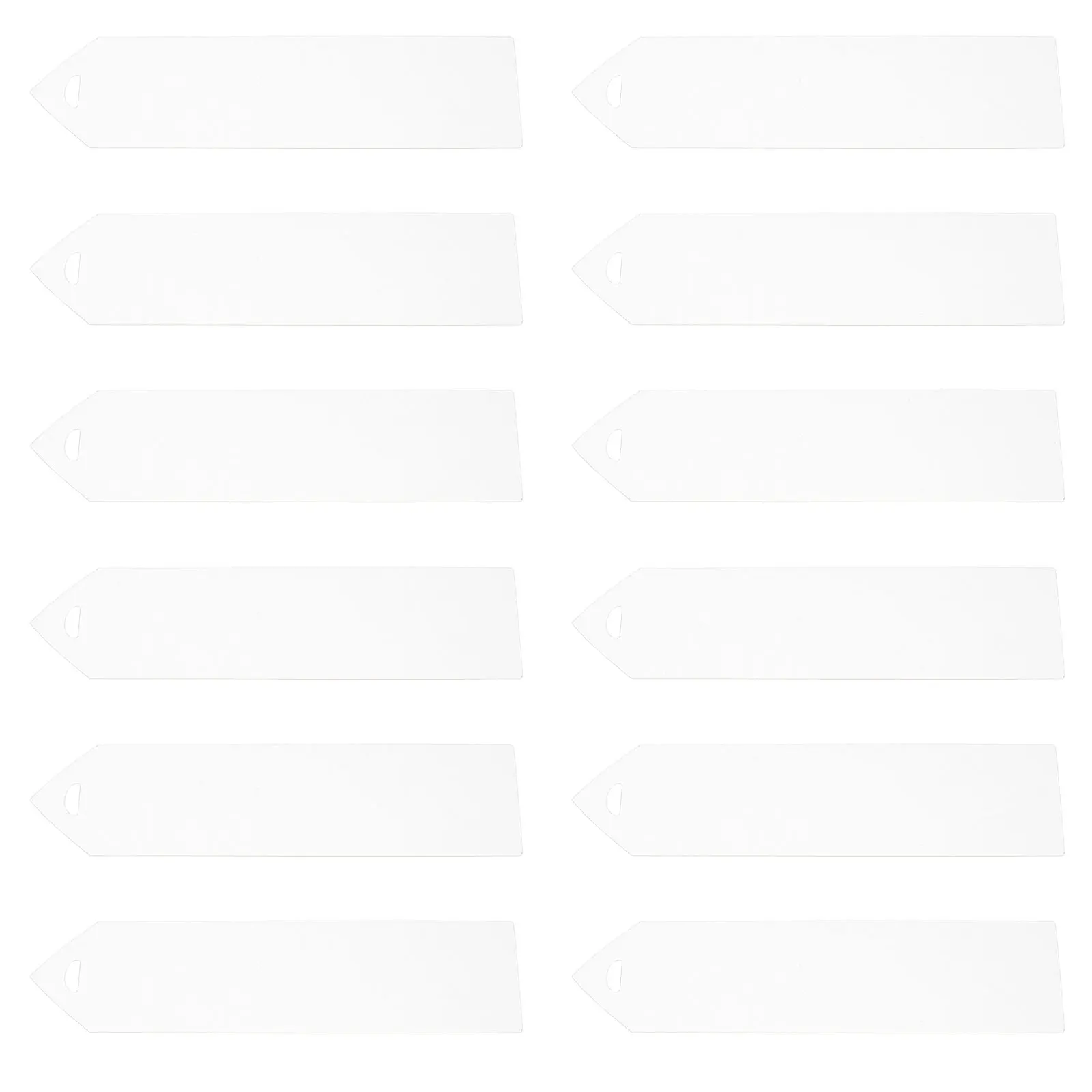 

20pcs Blank Bookmark Tags Acrylic Guest Cards Name Plate Wedding Signs Clear Place Card Transparent Acrylic Bookmark Elegant