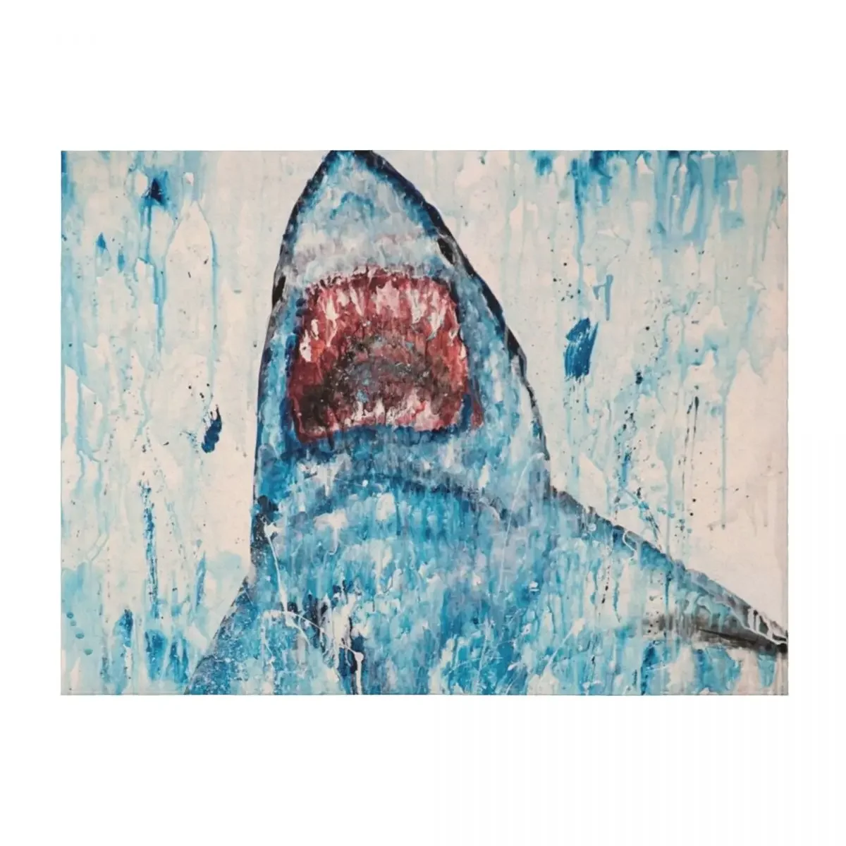 

Shark jump Throw Blanket Kid'S Personalized Gift Single Camping Blankets