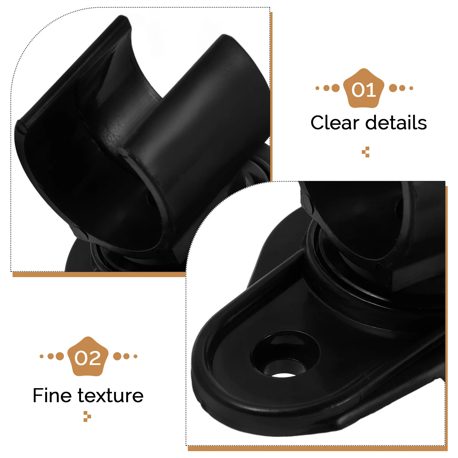 

Hard Hat Light Mount Holder Flashlight Clip for Headlamp Stand Sturdy Material Free Safety Efficiency Labor