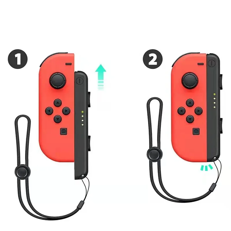 Metall-Handgelenkschlaufe für Switch/Switch OLED Joycon Ersatzteile Joy Con Controller Zubehör Handgelenkschlaufe Lanyard