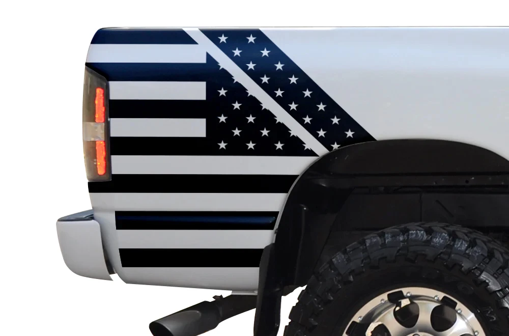 Car Stickers Vinyl Decals Stickers Side bed bands 4x4 graphic For DODGE RAM 1500/2500 (2002-2008) CUSTOM VINYL  Car  Accessories