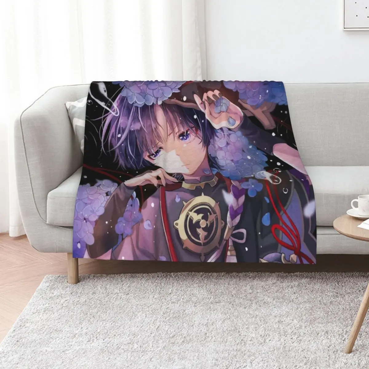 genshin scaramouche #1 Throw Blanket Extra Large Throw heavy to sleep Nap Shaggy Baby Thermal Blankets