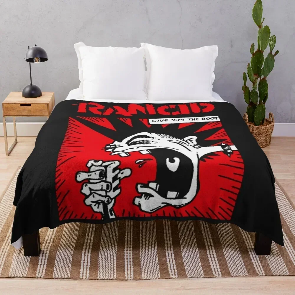 

Rancid Throw Blanket Plaid on the sofa sofa bed For Baby Blankets
