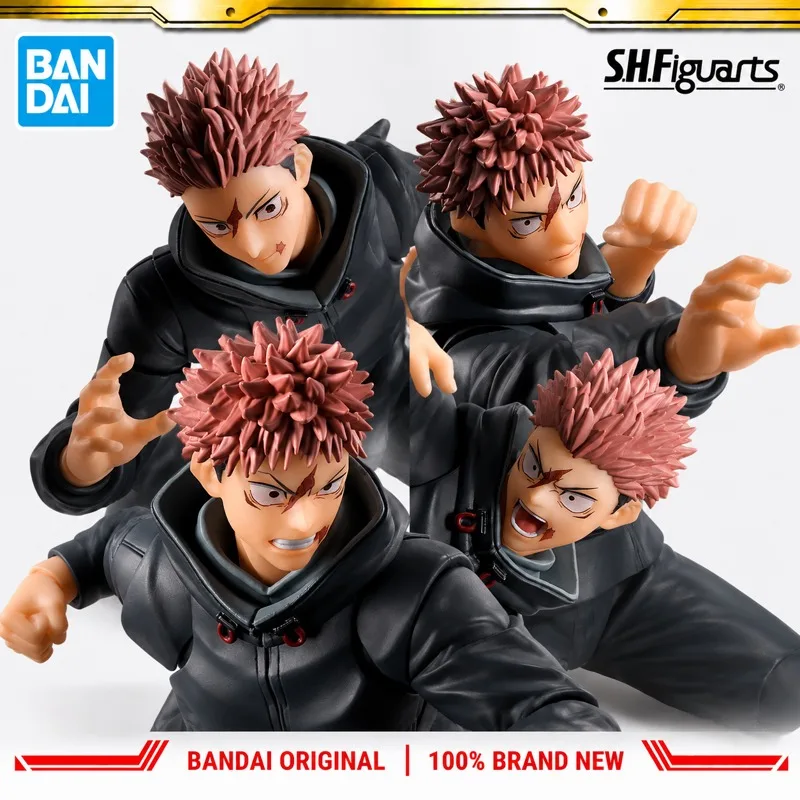 Auf Lager: Bandai Original S.H. Figuarts Jujutsu Kaisen Yuji Itadori Actionfigur Modellpuppe Brandneu in Box Anime-Charaktere Spielzeug