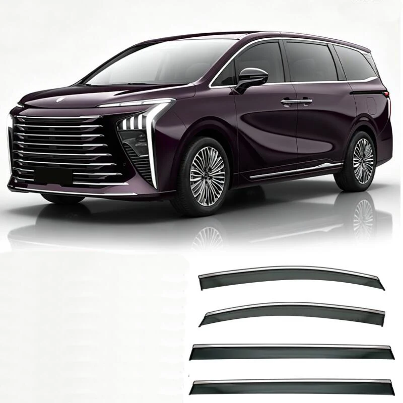 Window Visor Side Window Deflector Weather Shields For Forthing U-Tour V9 2025 2026