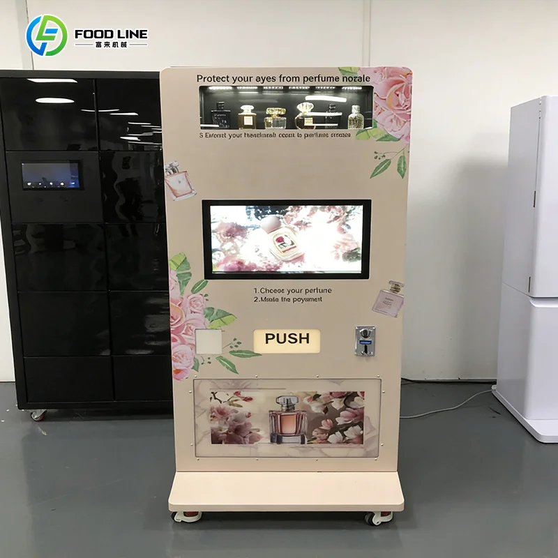 Custom Modern Design Automatic Perfume Vending Machine for Hotel Lobby
