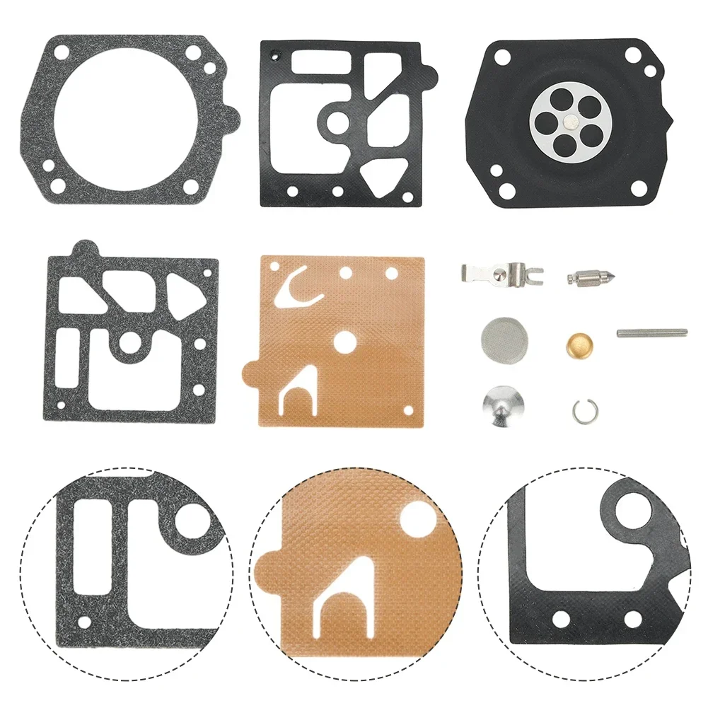 K22-HDA Carburetor Carb Repair Kits Brush Cutter Gasket For WALBRO TANAKA HON DA GX100 Mower And Trimmer Metal Repair Kit