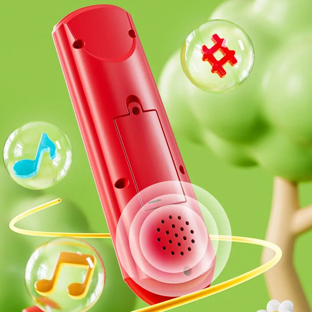 Brinquedos musicais multicoloridos para bebês, plástico com simulação de borracha macia, chave de carro, desenvolvimento intelectual, som e luz