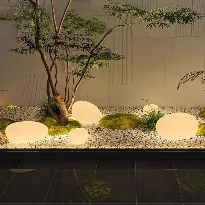 Modern Luxury Outdoor Light Display Designer Universal Led Creative Unique Trendy Lighting Art Lampa Ogrodowa Garden Decorations