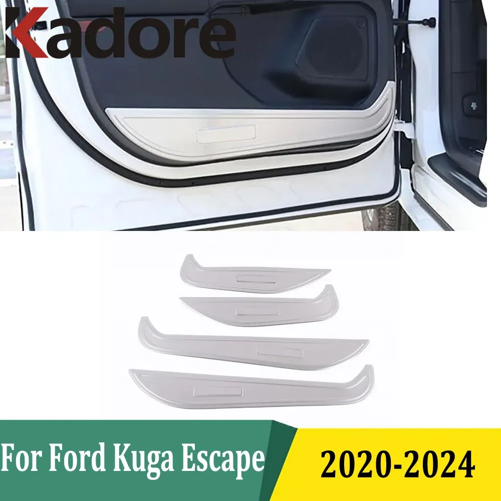 

Для Ford Kuga Escape 2020 2021 2022 2023 2024 внутренняя дверь, антигрязная накладка, противоударная накладка, защитный чехол для дверей, автомобильные аксессуары