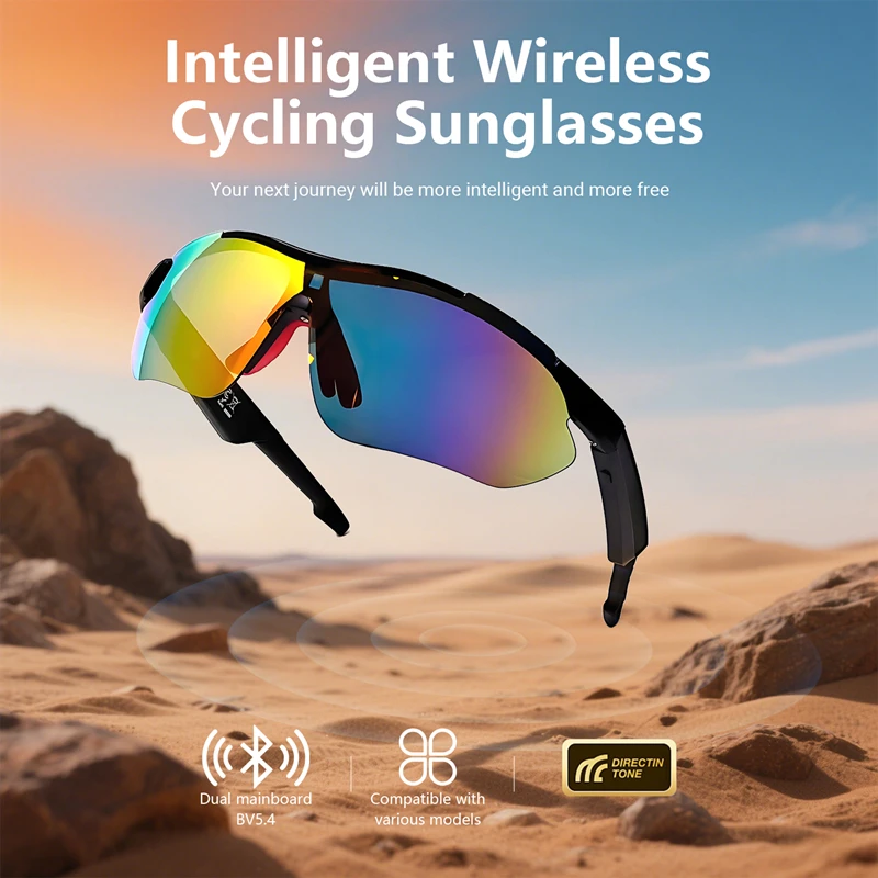 

Новые велосипедные Bluetooth умные очки аудио AI голосовой помощник UV400 защита жизни водонепроницаемые солнцезащитные очки для езды на велосипеде бег