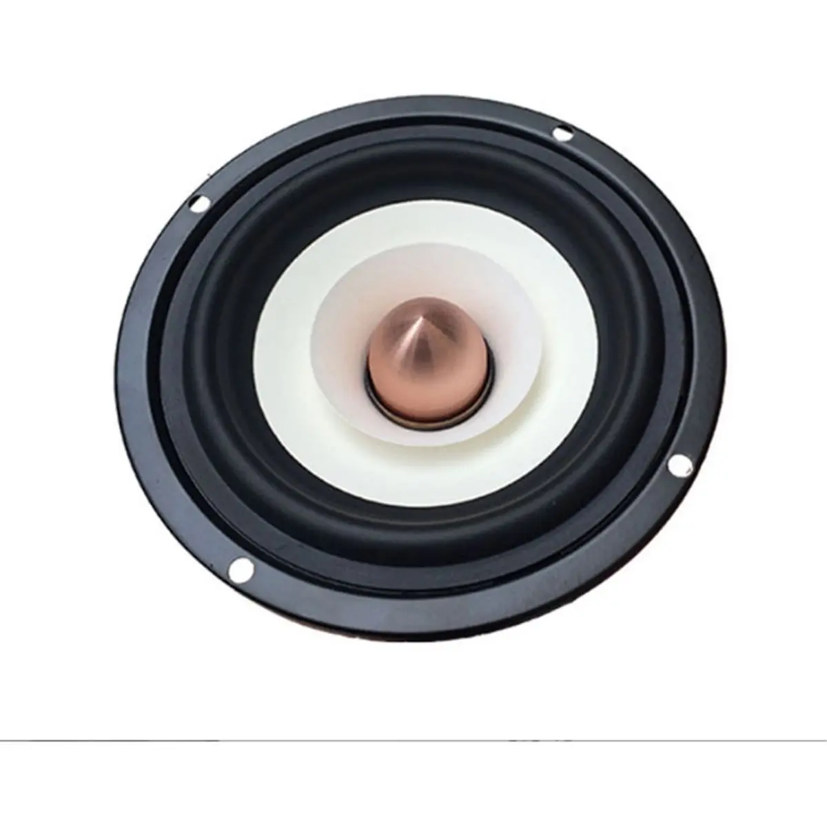 4'' Home Audio DIY Full-Range Speaker Driver Unit Rubber Suspension Shielded 8ohm 15W Home Passive Speaker Accessories
