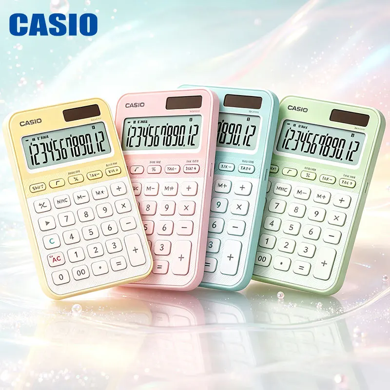 Casio MS-20YC/SL-310YC is a cute and girlish 12-digit display pocket for girls to work and study in a portable size