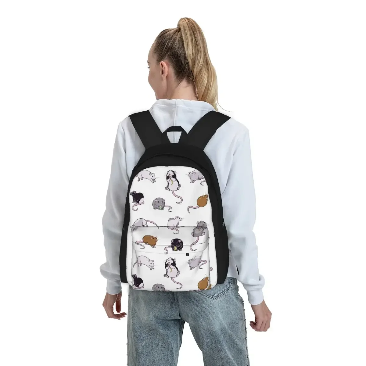 Rats, Rats, Rats Backpacks Boys Girls Bookbag Students School Bags Cartoon Kids Rucksack Laptop Rucksack Shoulder Bag