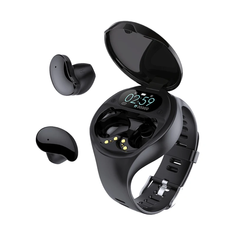 Telephone Headsets Reloj Audifonos Auriculares Manos Libres Handsfree Headset Watch With Earbuds Headphones Earphone Earphones