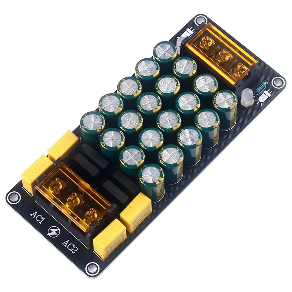 DC Power Rectifier and Filter Module Board Designed for Dual Supply Operation 2x50V 10A With Four Rectifier Bridges