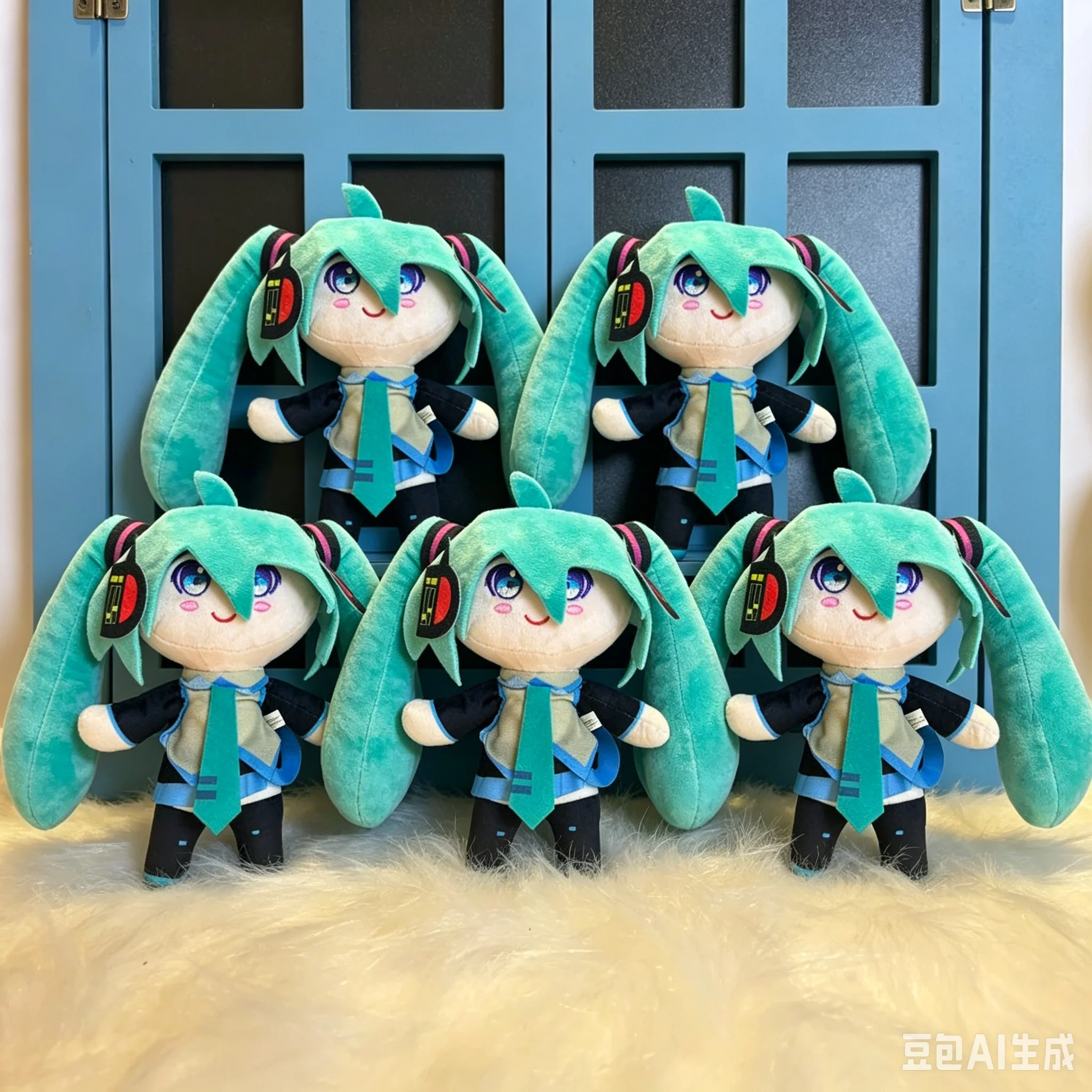 New 25cm Japanese Anime Plush Stuffed Toy iHasune~ Miiku Plush Doll Soft Pillow Future Doll Cute Christmas Gift for Children gallery 5