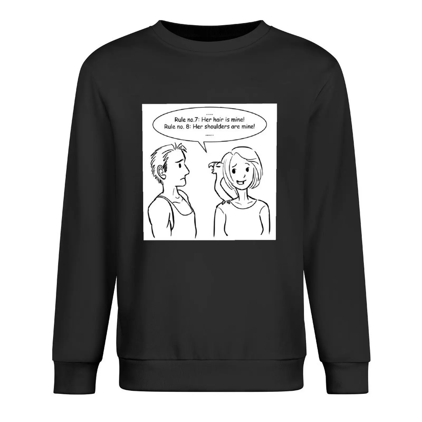 

She is mine Pullover winter clothes men clothes clothes for men anime men's sweatshirt