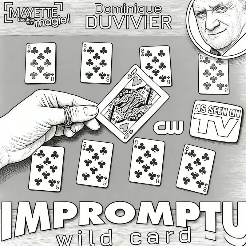 Impromptu Wild Card By Dominique Duvivier Card Magic Trick Close Up Magic  Magicians Prop Illusion Magia Magie