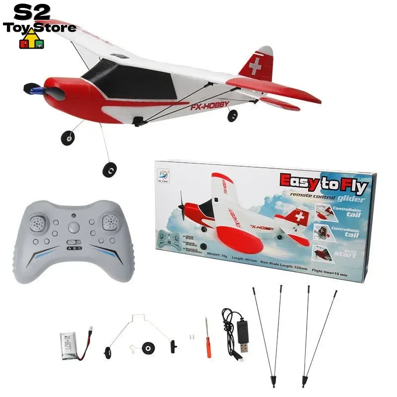 FX9603 3CH RC Airplane Brushless Motor Classic Style Trainer with EPP Foam Fixed Wing for Beginner Pilots Birthday Gift