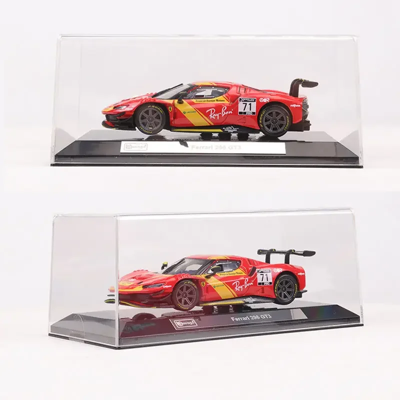 1:43 Bburago Ferrari 296 GT3 2023 Ferrari 499p LMH Car Model 2023 24H LE MANS CHAMPION Alloy Car Die-cast Sports Cars Racing Toy