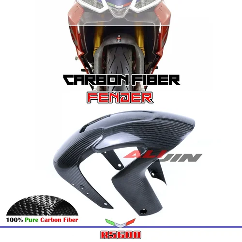 オートバイフロントフェアリングマッドガードフェンダー、タイヤハガーカバー、100% 本物のドライカーボンファイバー、aprilia rs660、tuono 660 2021-2023に適合
