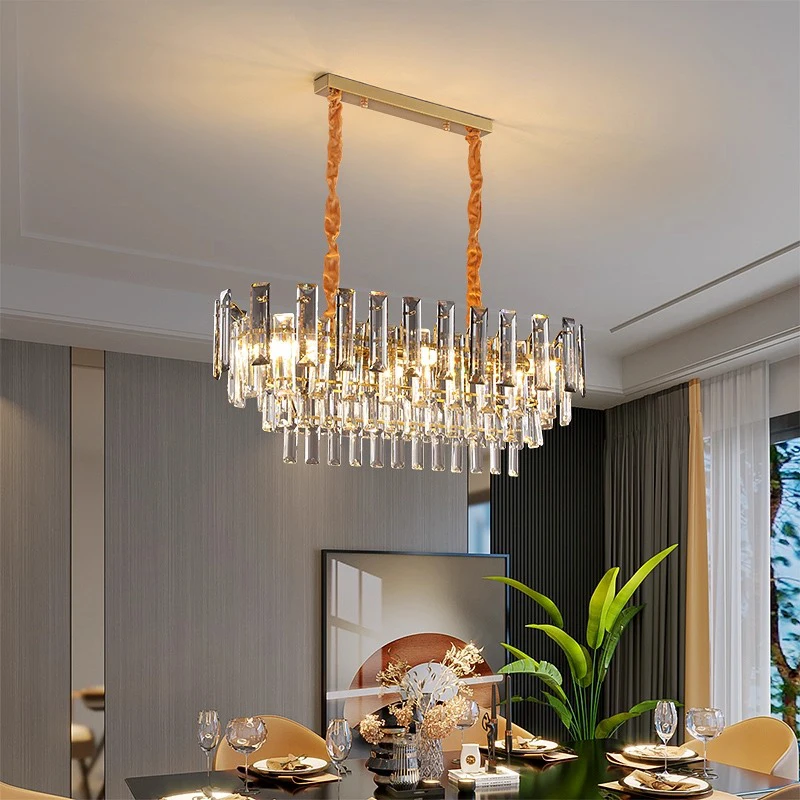

Украшение дома Подвесные светильники, роскошная хрустальная люстра для гостиной, подвесной светильник для столовой, потолочный светильник, внутреннее освещение