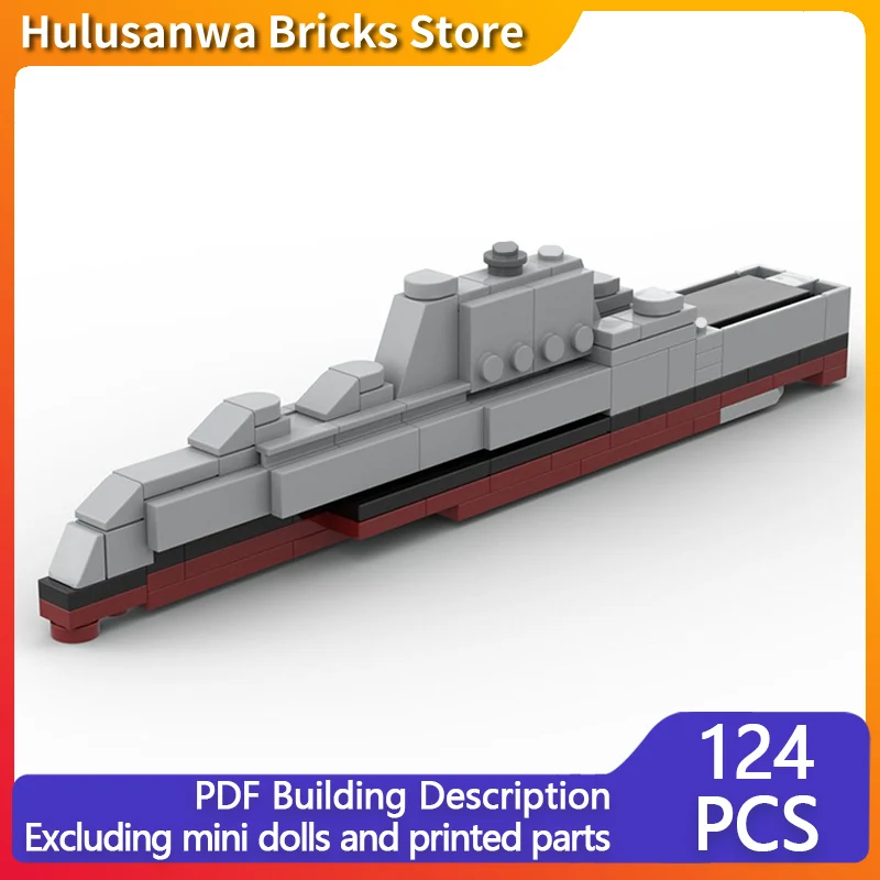 

Zumwalt Class Destroyer Model MOC Building Bricks War Equipment Modular Technology Gifts Holiday Assemble Children Toys Suit