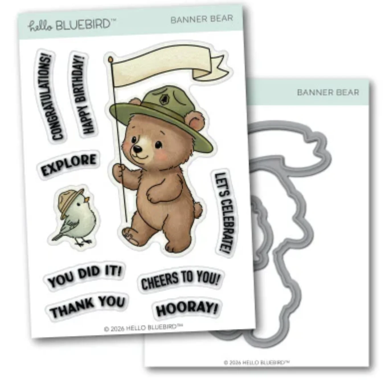 MAY 2026 NEWEST UDOORS ADVENTURE AWAITS Clear Stamps Metal Cutting Dies for DIY Making Card Scrapbook Paper Craft Supplies